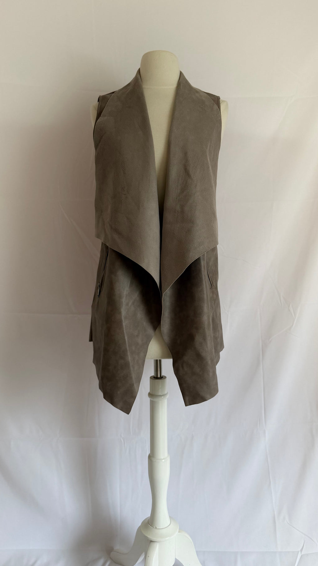 Savannah Soft Taupe Layering Vest