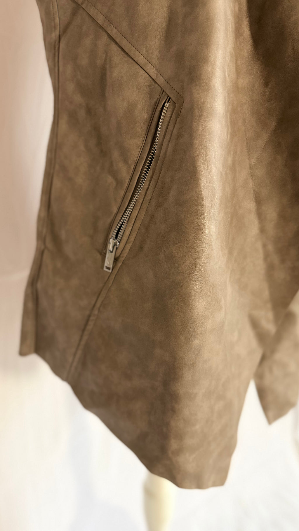 Savannah Soft Taupe Layering Vest