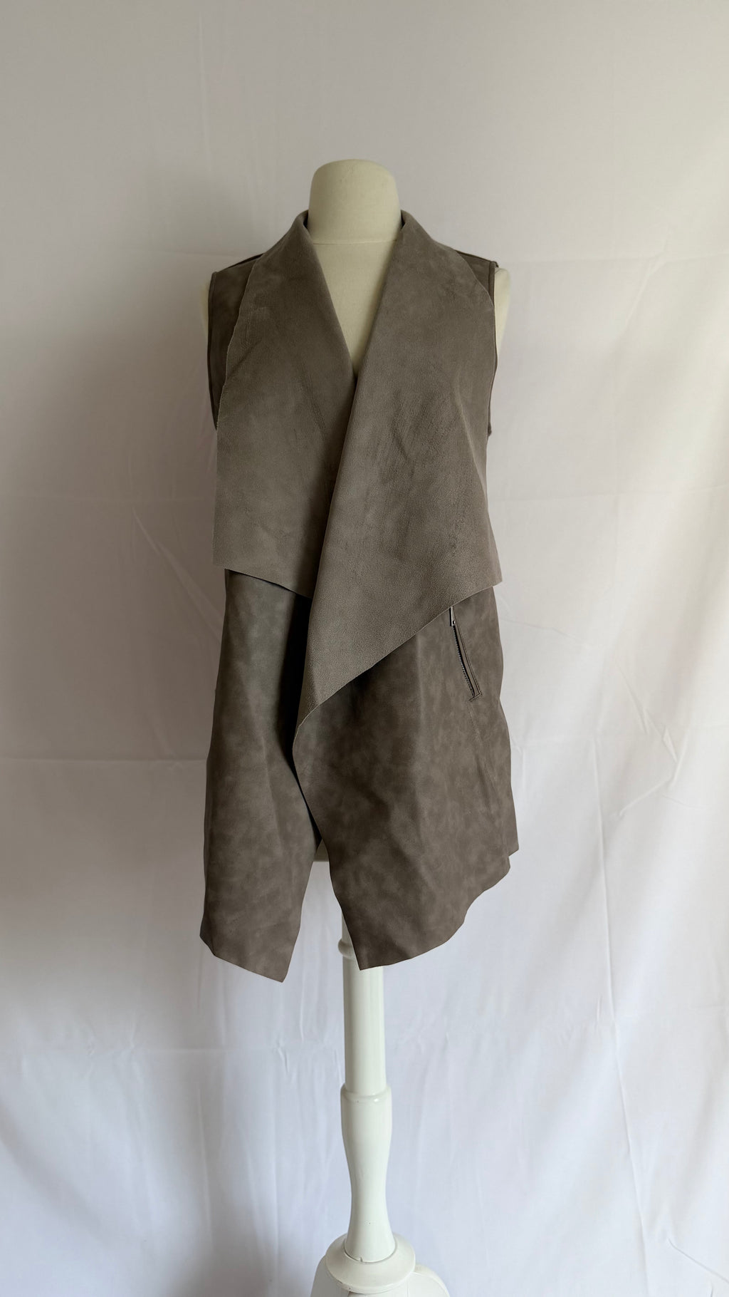 Savannah Soft Taupe Layering Vest