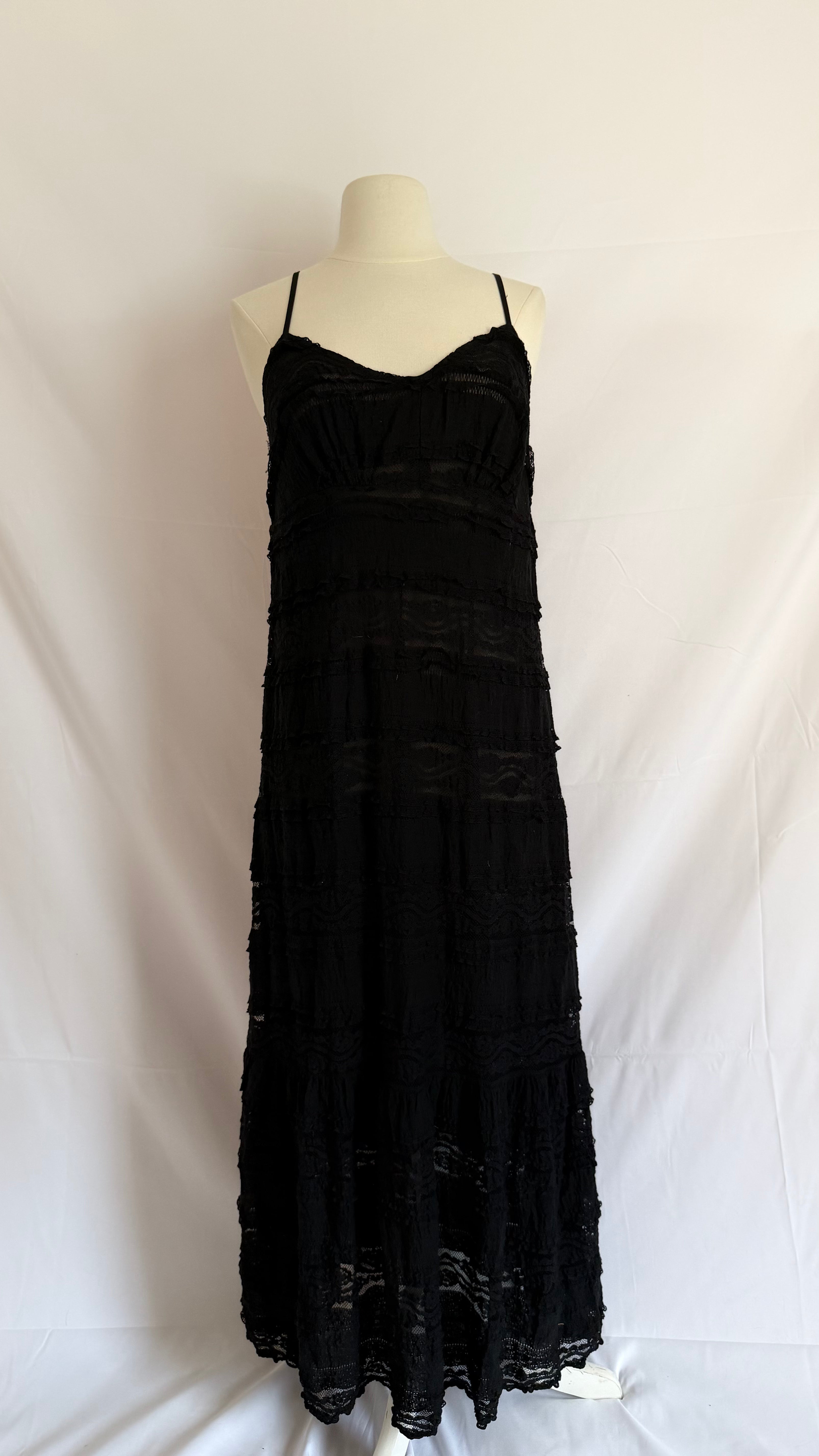 Dreamy Sheer Lace Maxi Dress