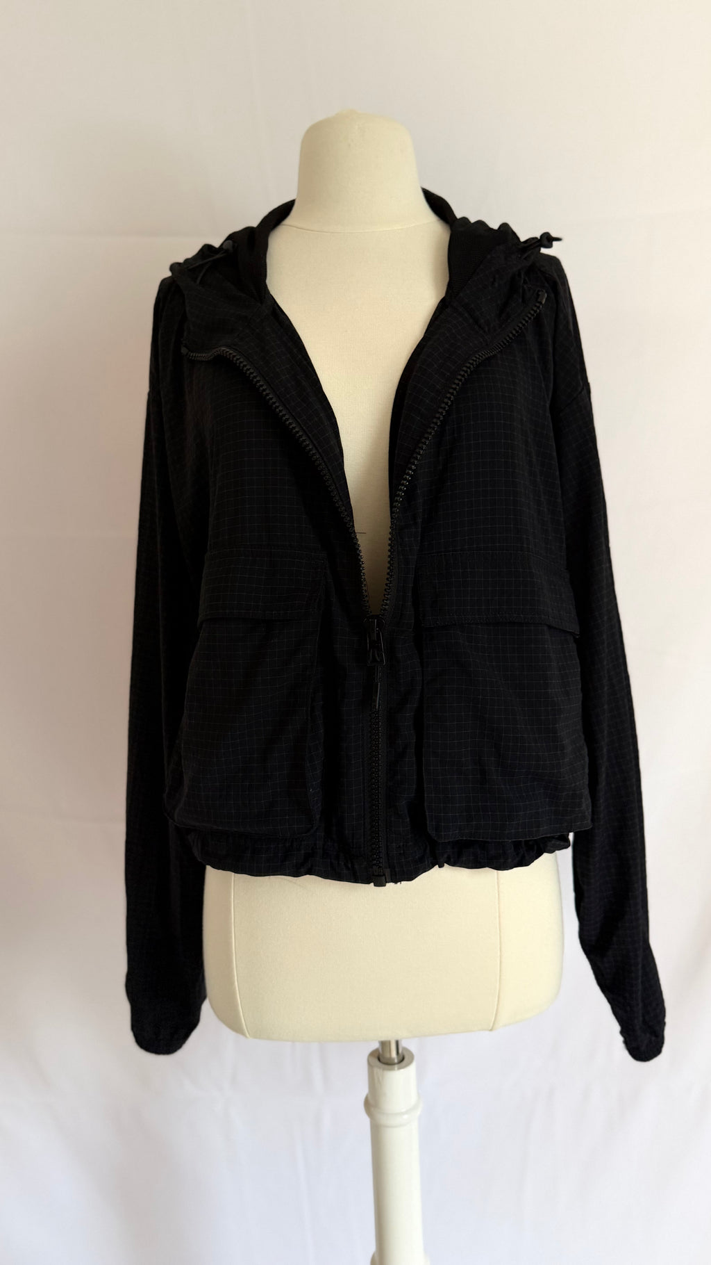 Midnight Check Windbreaker