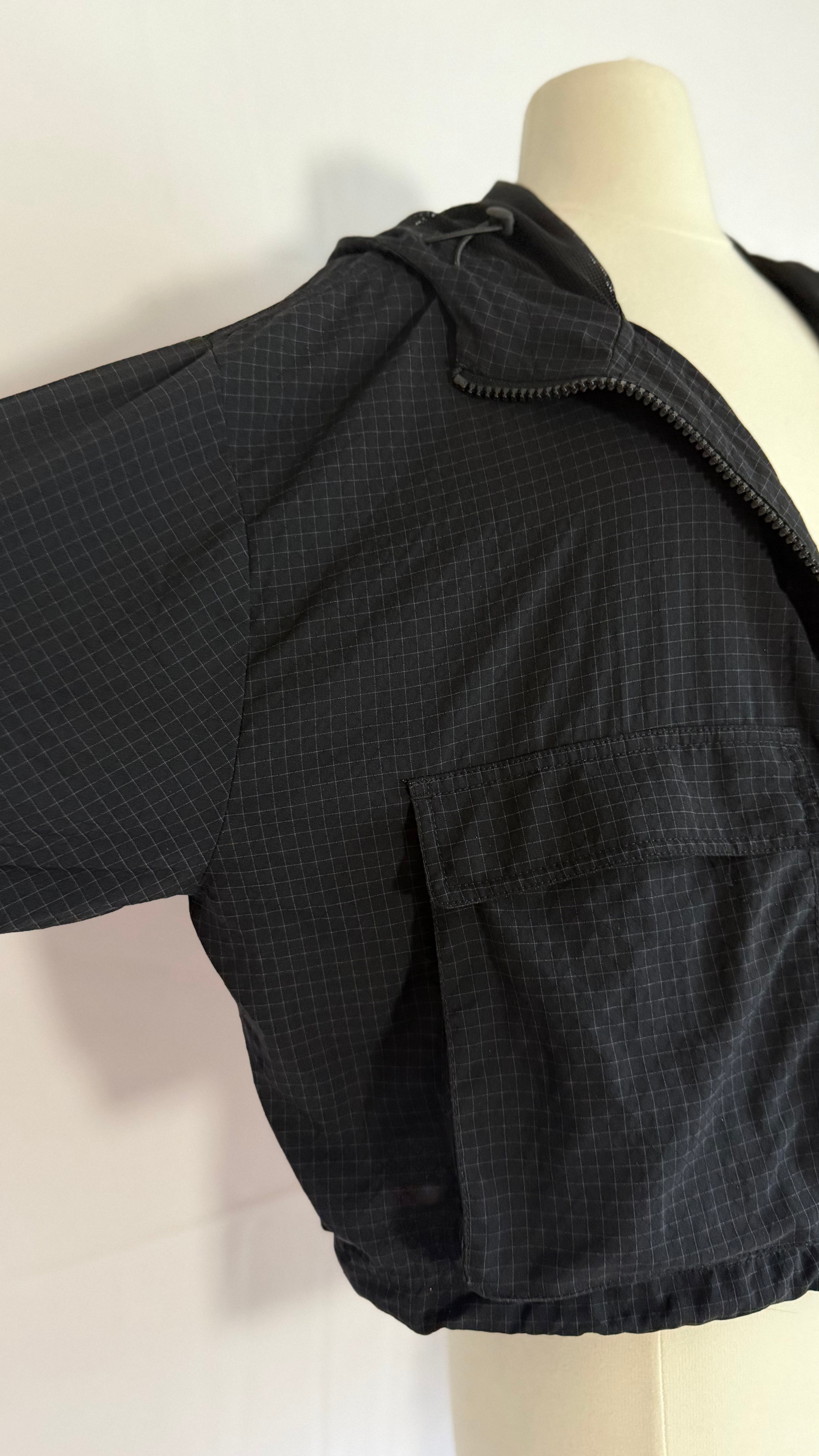 Midnight Check Windbreaker