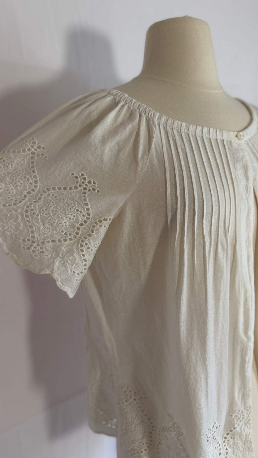 Classic White Flowy Blouse