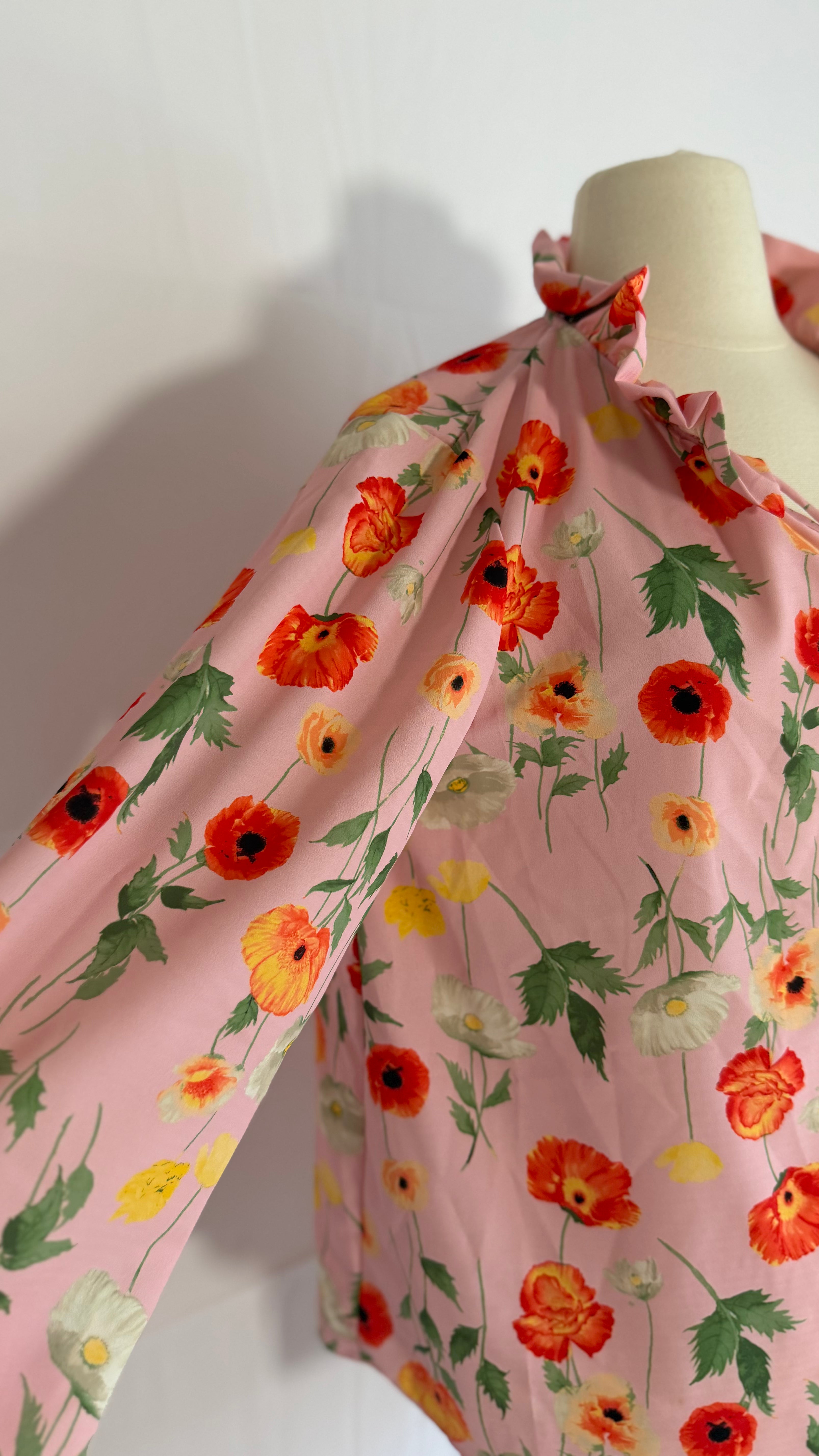 Soft Bloom Pink Floral Blouse