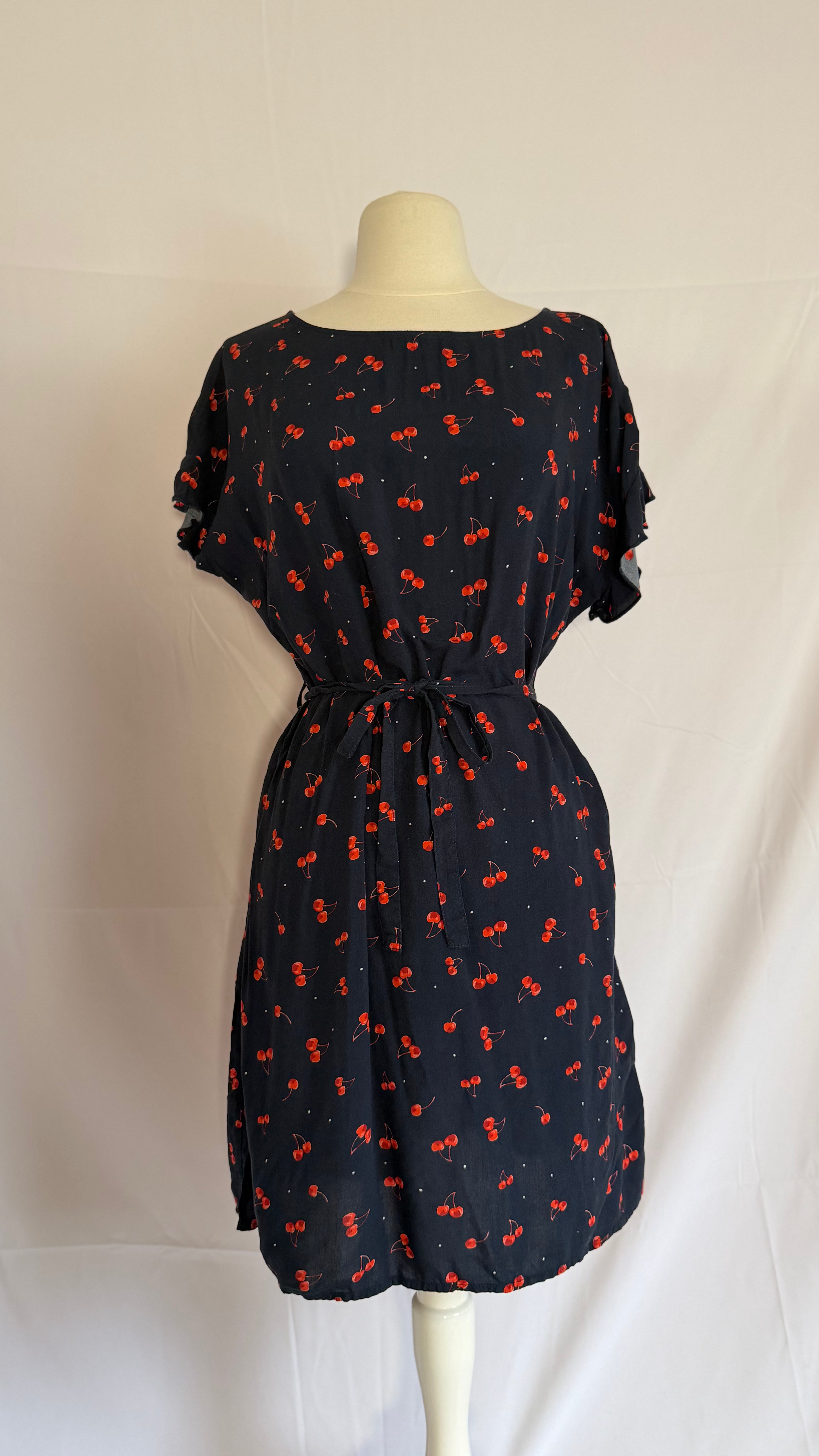 Sweet Summer Cherry Print Dress