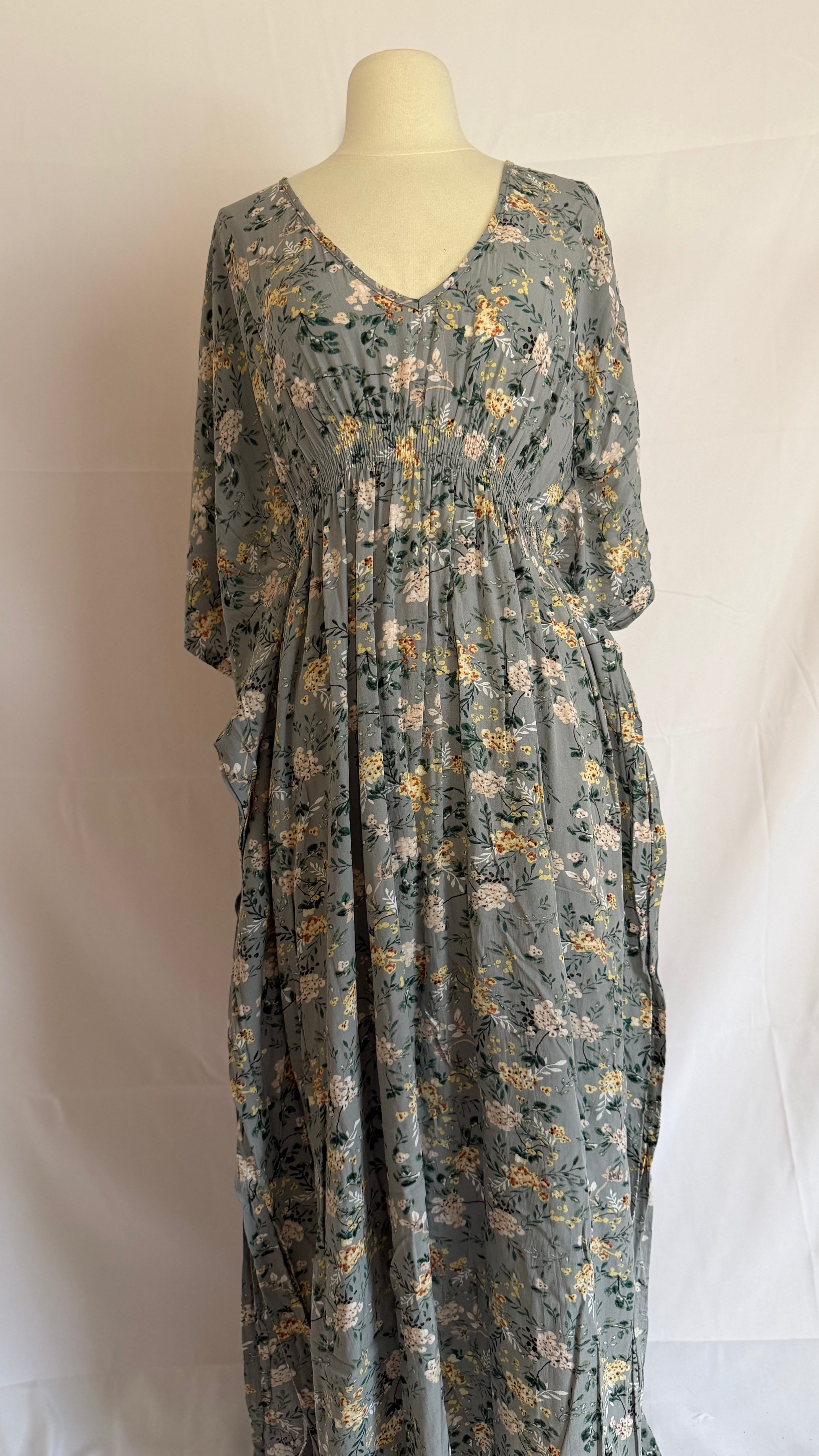 Soft Flow Floral Dress