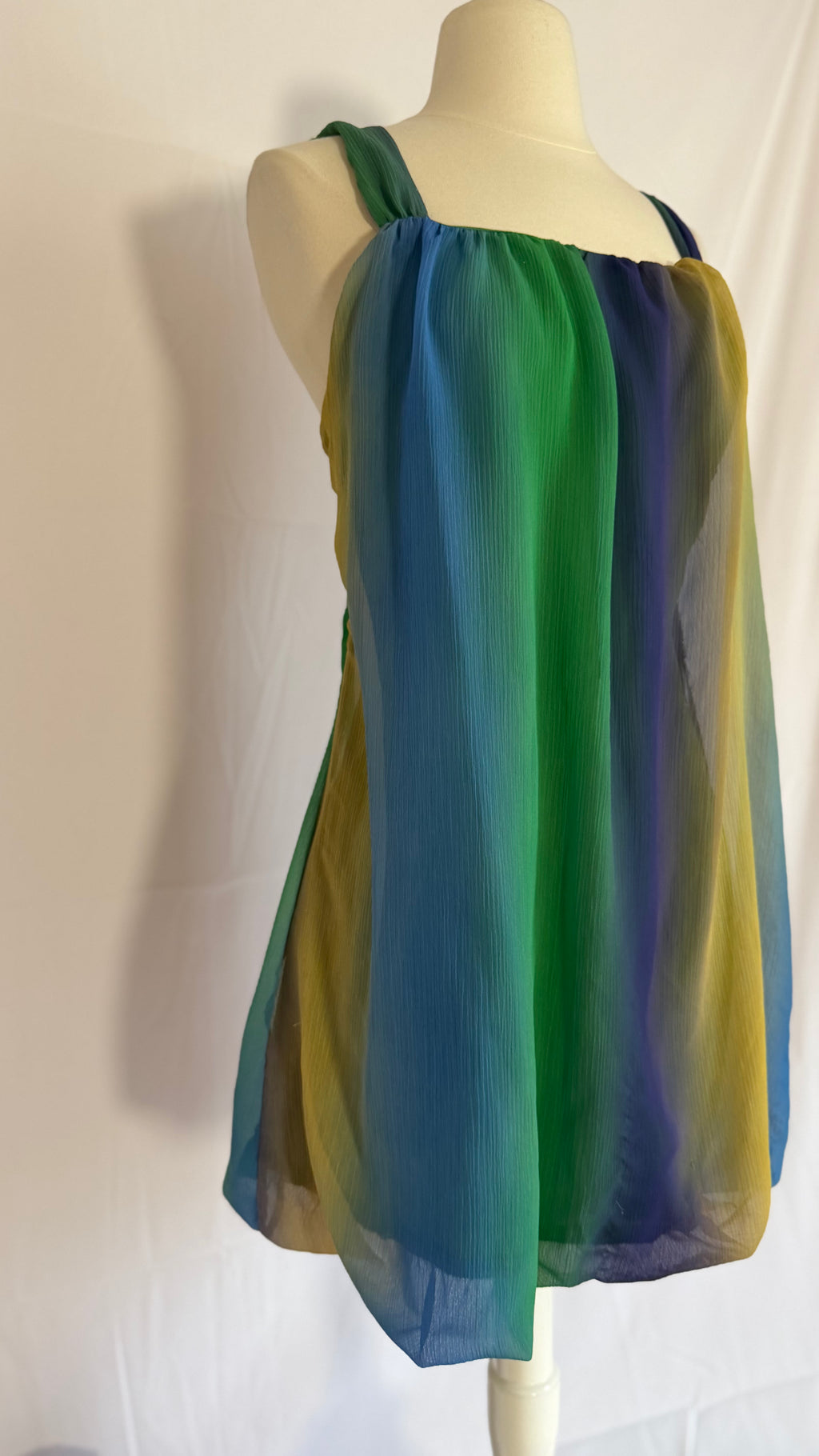 Vibrant Color Pop Mini Dress