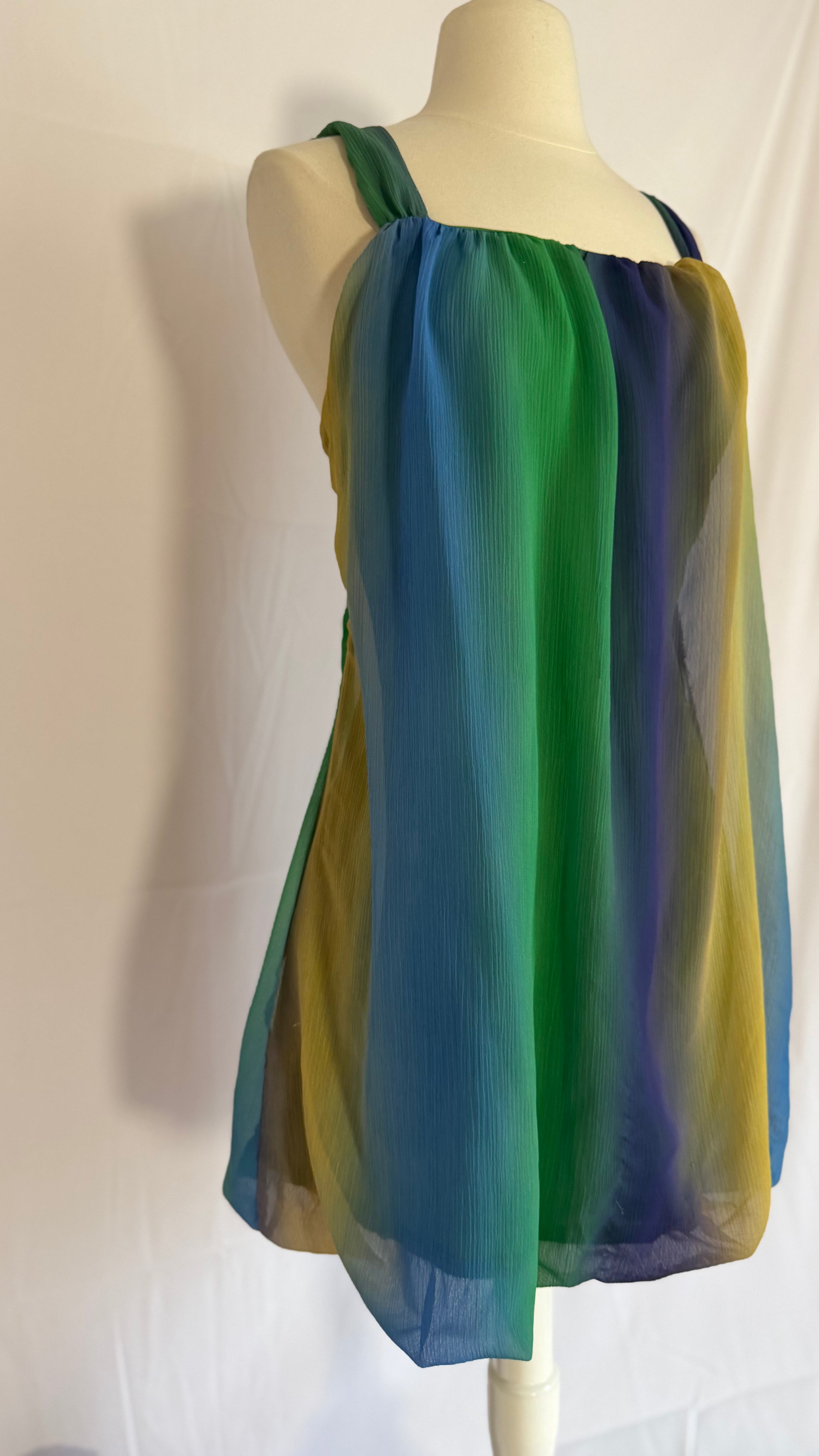 Vibrant Color Pop Mini Dress