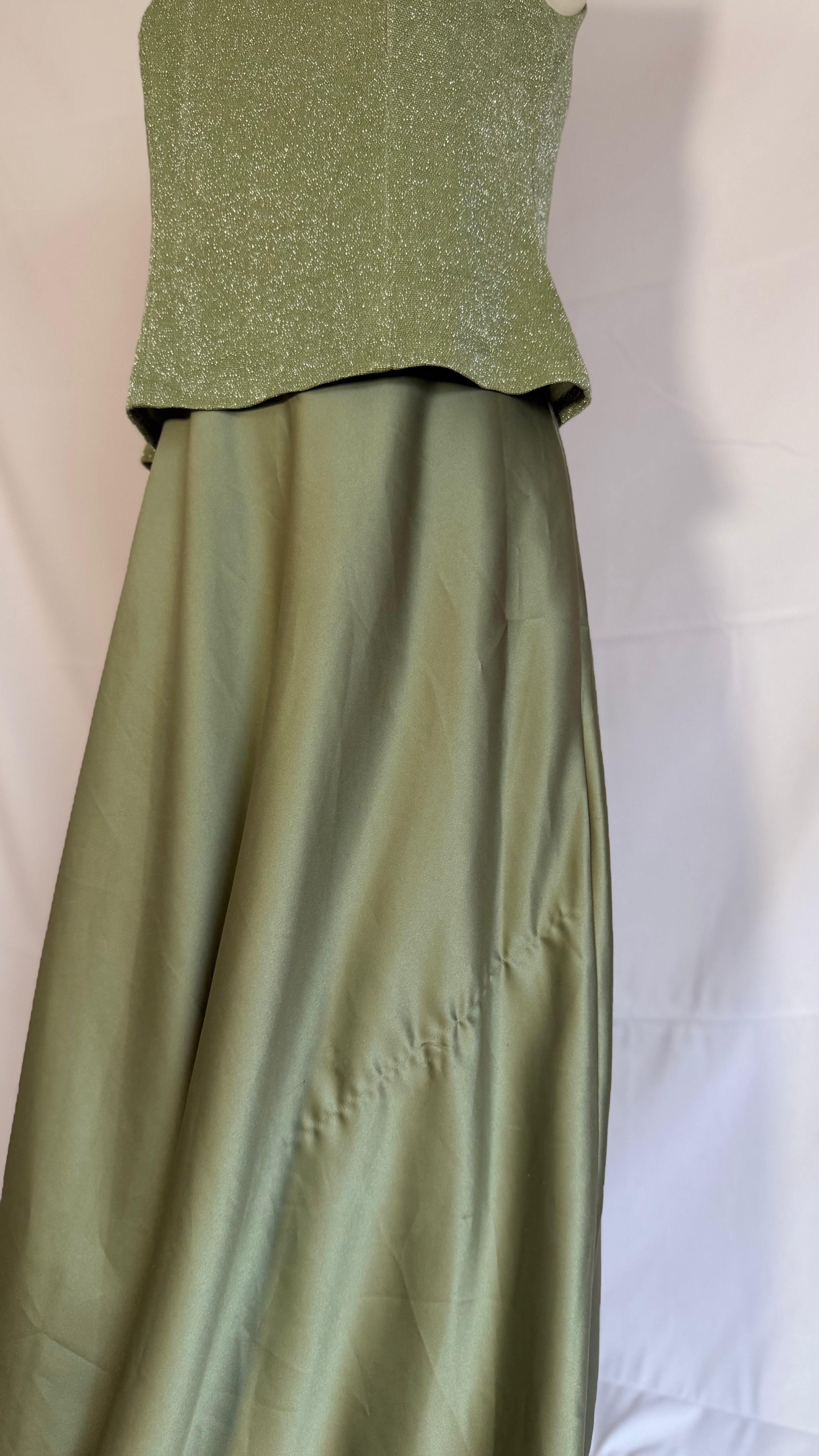 Soft Sage Elegance Dress