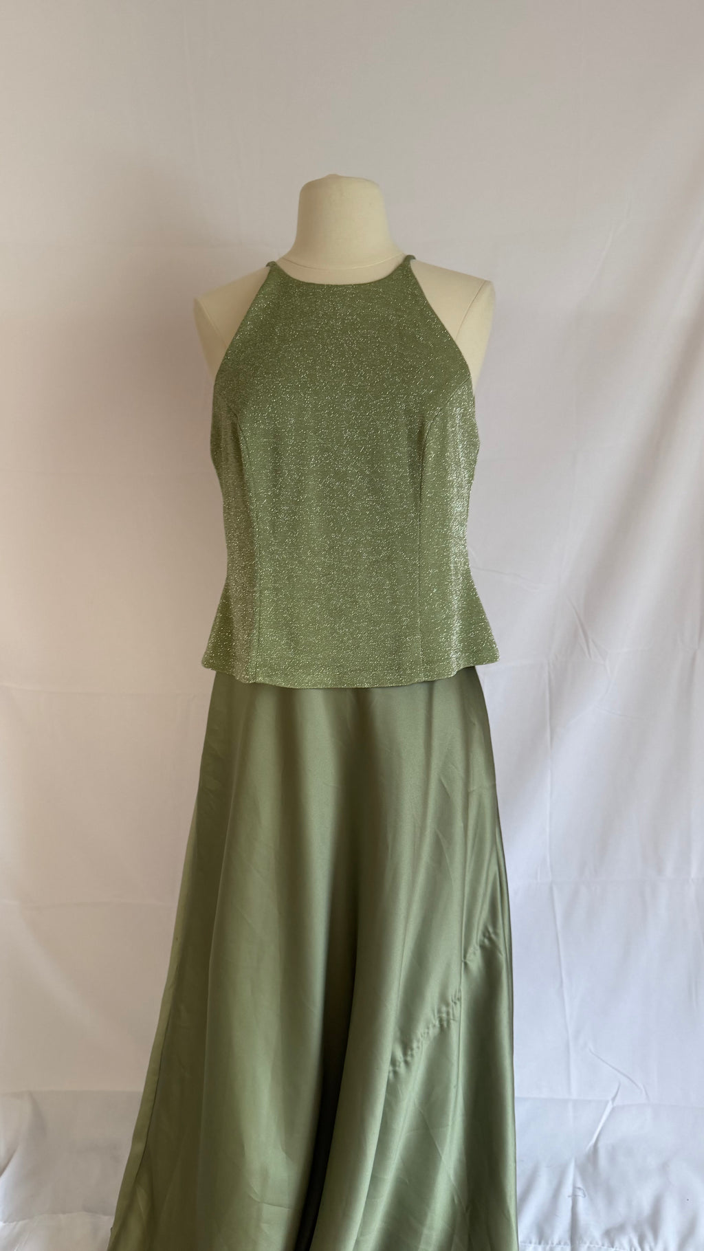 Soft Sage Elegance Dress