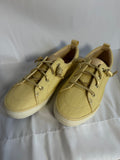 Yellow Canvas Slip-On Boat Shoes