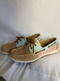 Spring Breeze Checkered Boat Shoes