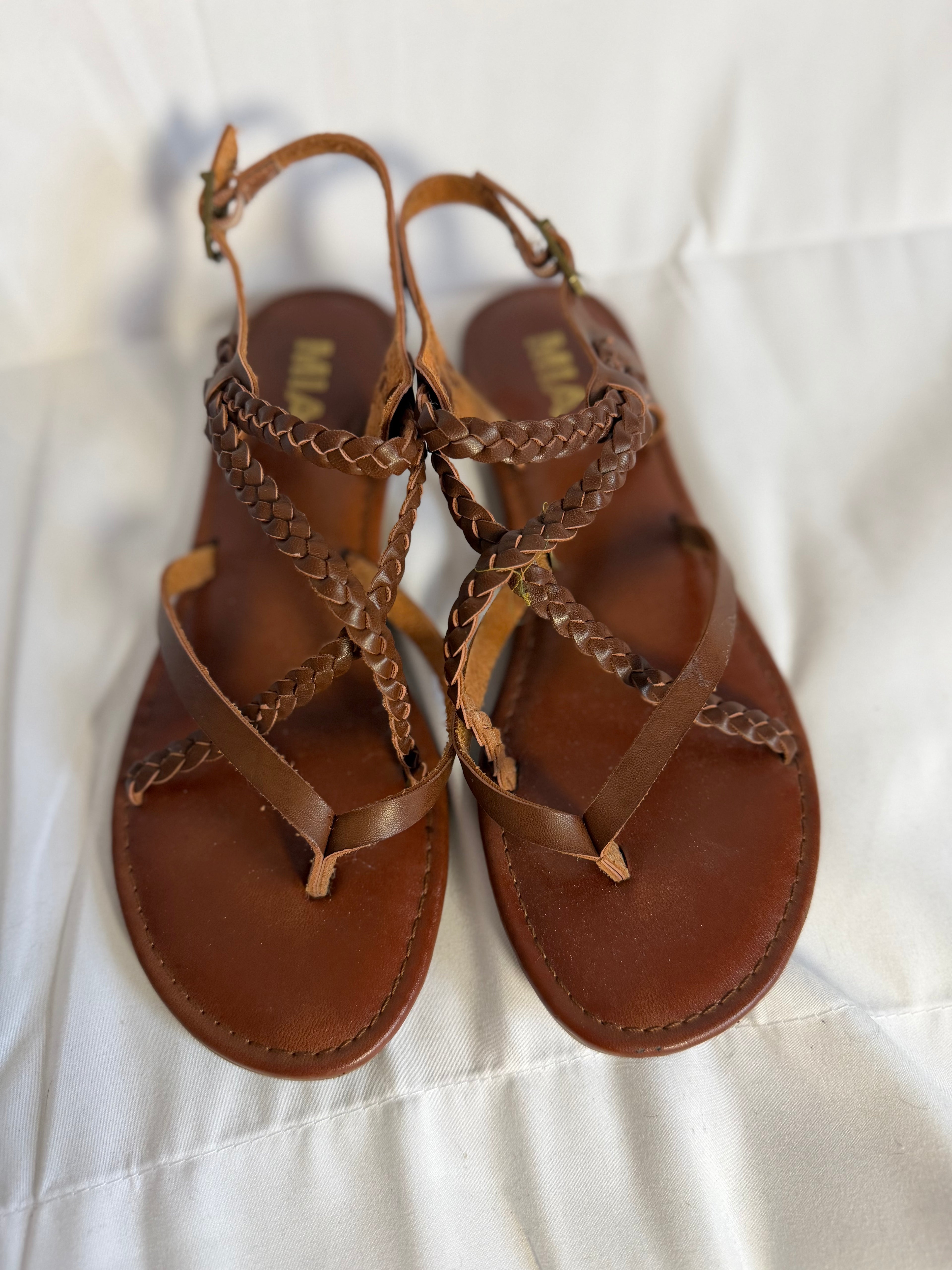 Everyday Brown Strappy Sandals